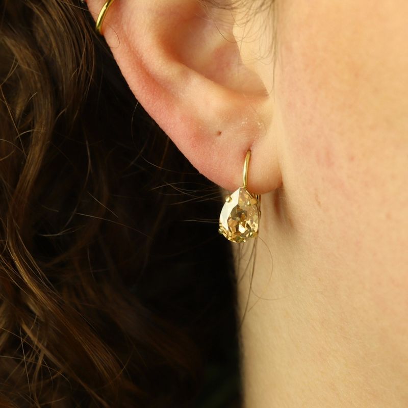 Swarovski Golden Shadow druppel