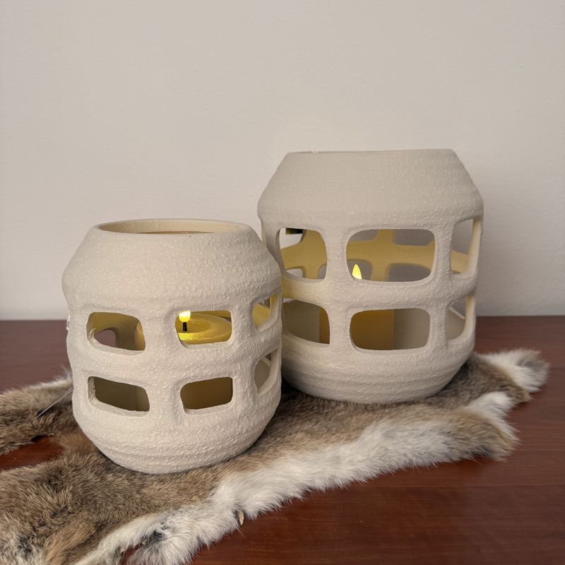 Windlicht Kasba crème