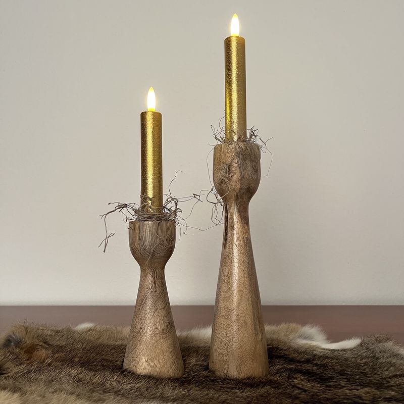 Dinerkaars rustiek Ø2,2CM LED ro Lyon goud