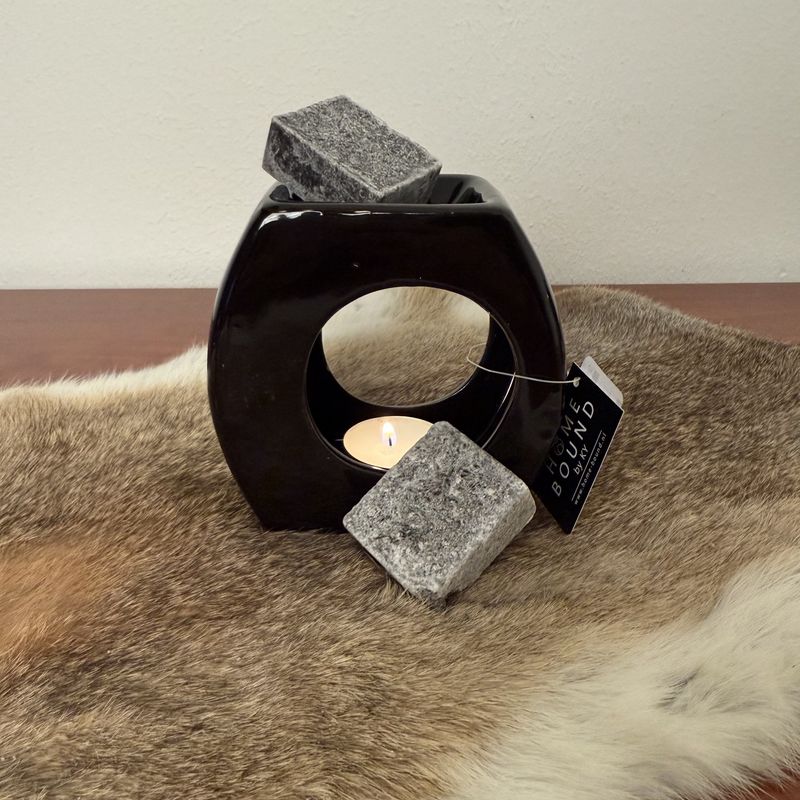 Geurbrander oval zwart