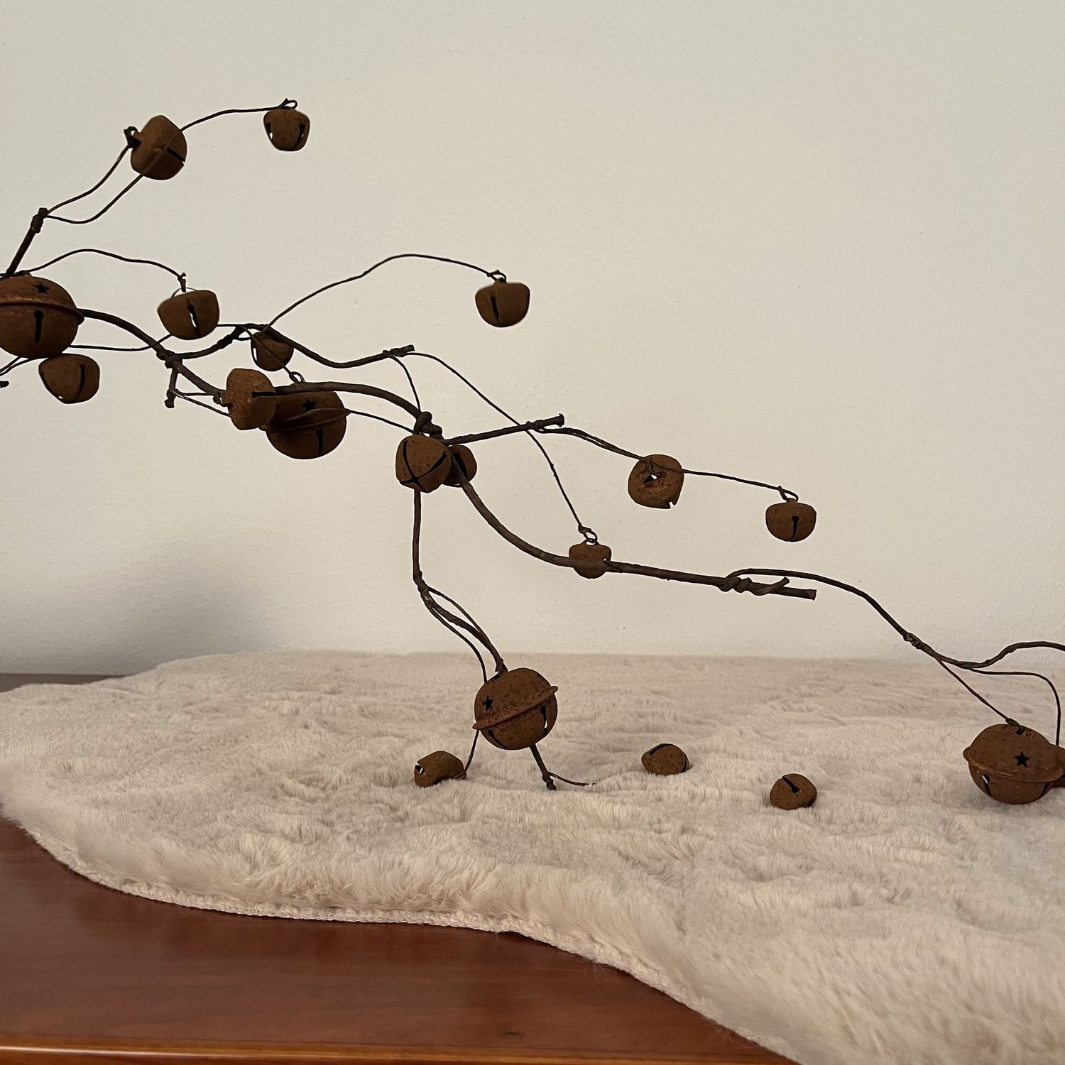 Kunstdeco Kerstbel L roest