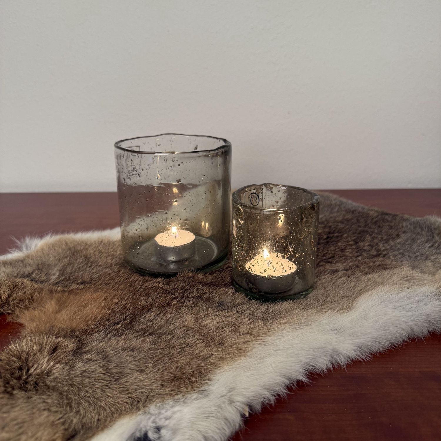 Glazen theelight M, Size: M