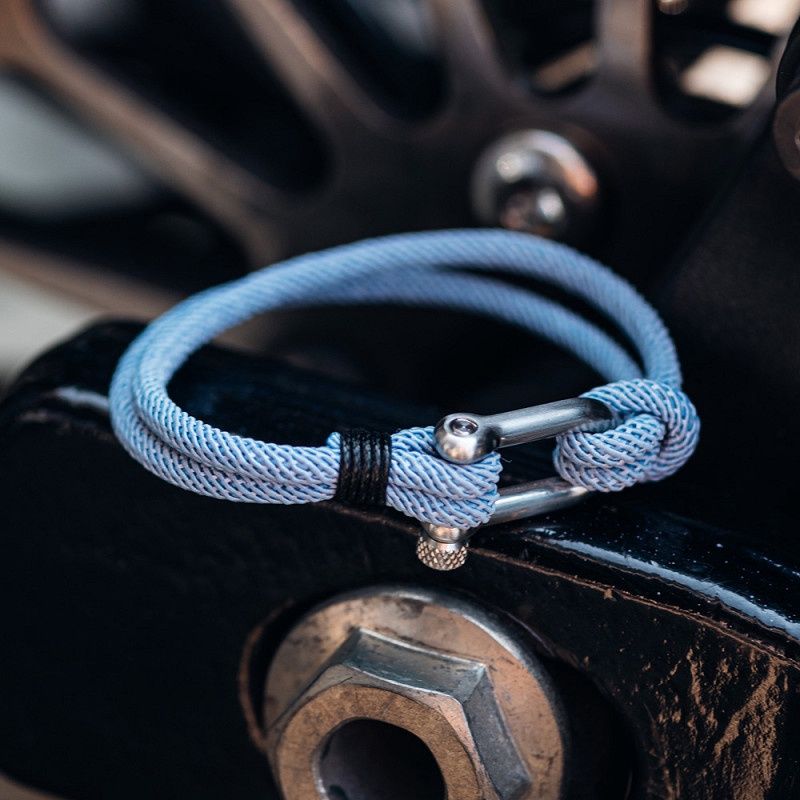 Bracelet Jerry, Colour: Licht Blauw