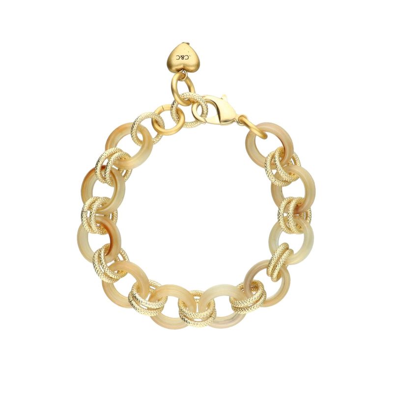 Double Gold Chain Bracelet