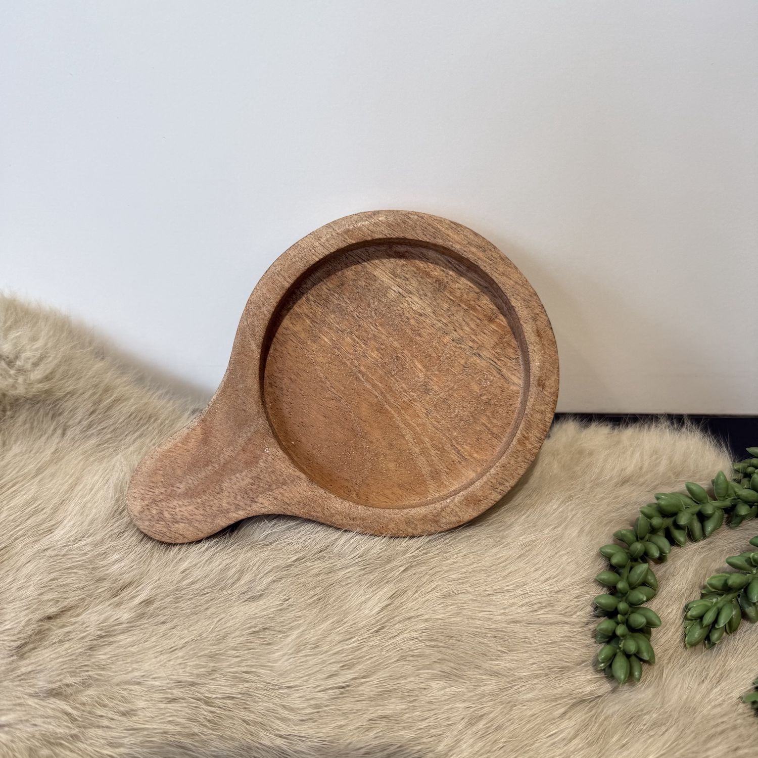 Schaaltje rond naturel