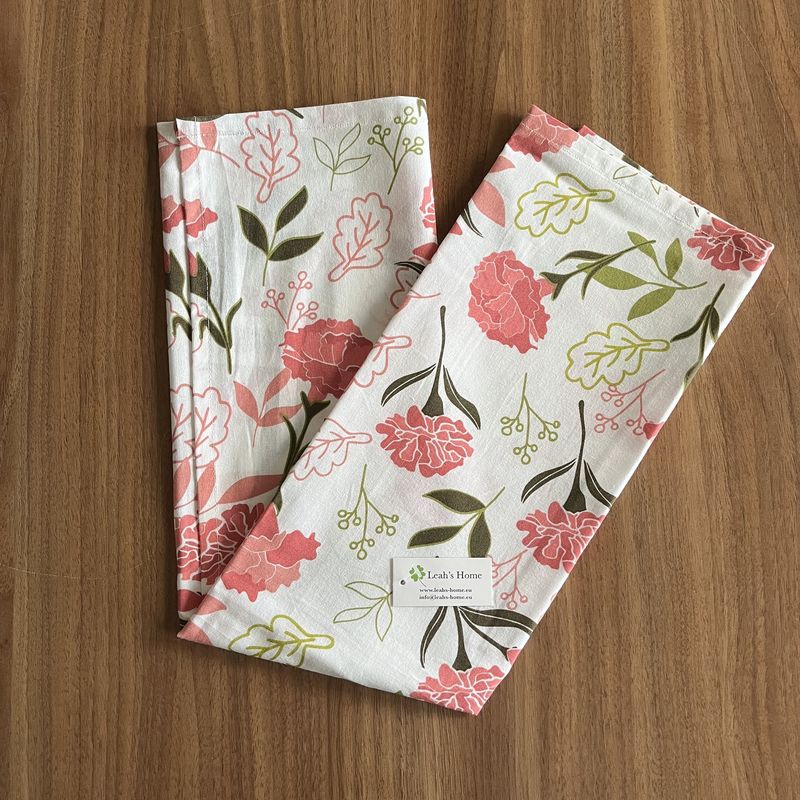 Theedoek Carnation Flower