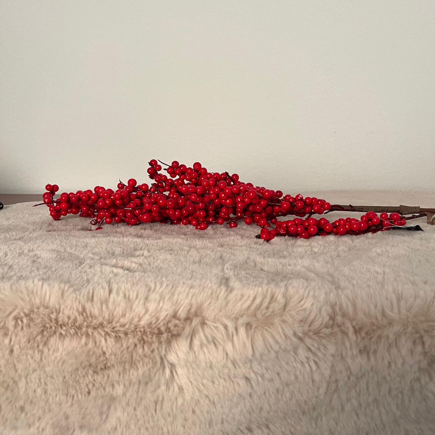 Kunsttak besjes rood 70cm - 2