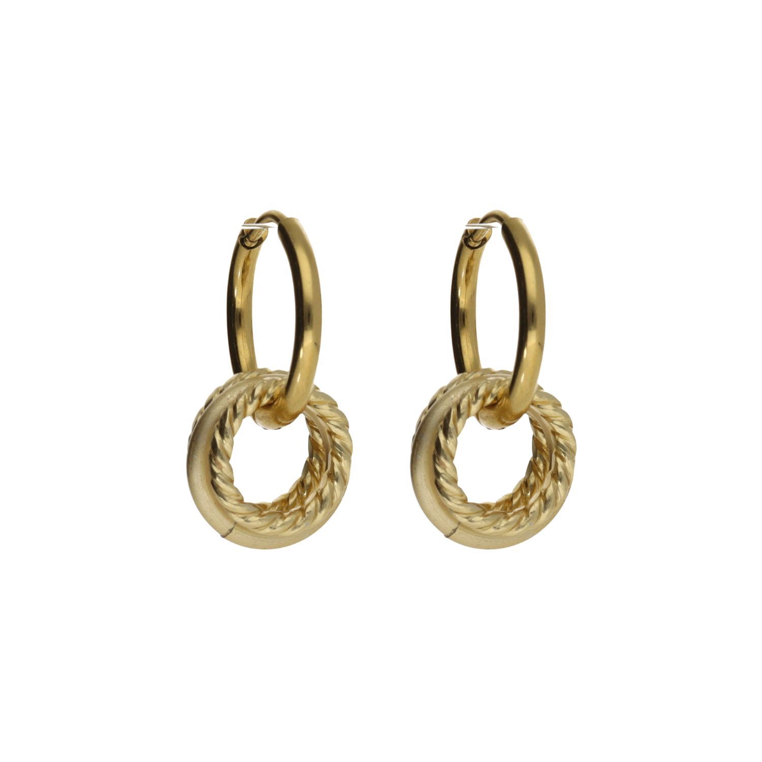 Golden Hoops Earrings