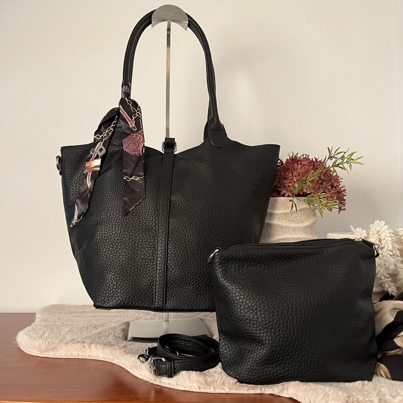 Handtas Claire Zwart