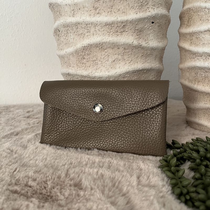 Portemonnee Groot Taupe