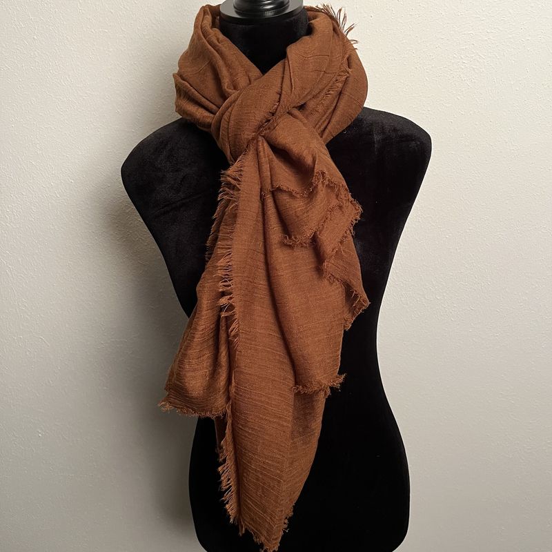 Sjaal Uni Bronze