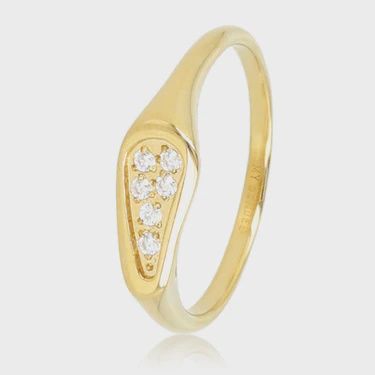 Unieke ring met zirkonia - My Bendel
