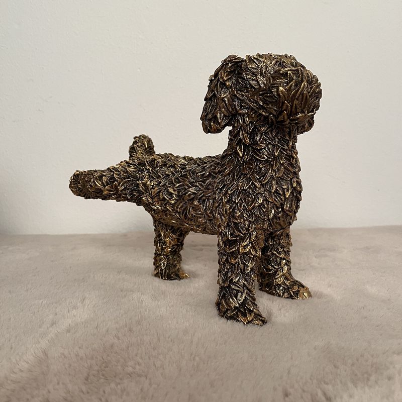 Beeld Doodle goud pootje