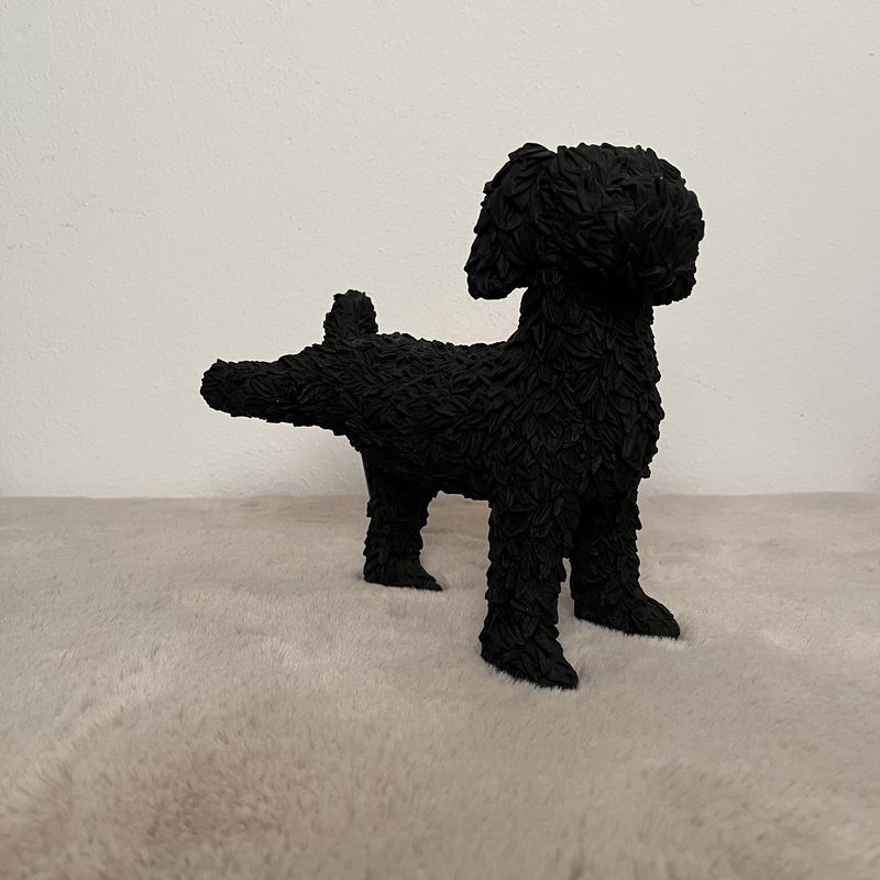 Beeldje Doodle Zwart Pootje
