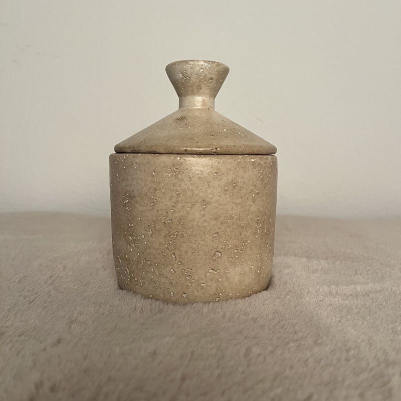 Stenen voorraadpotje Silvia S