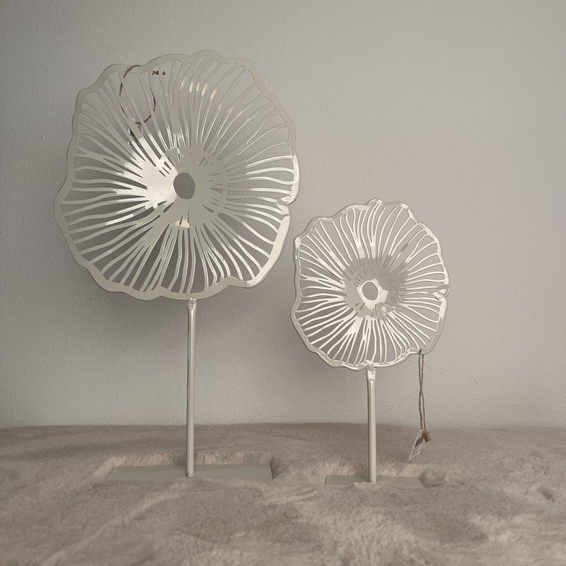 Ornament White Flower S