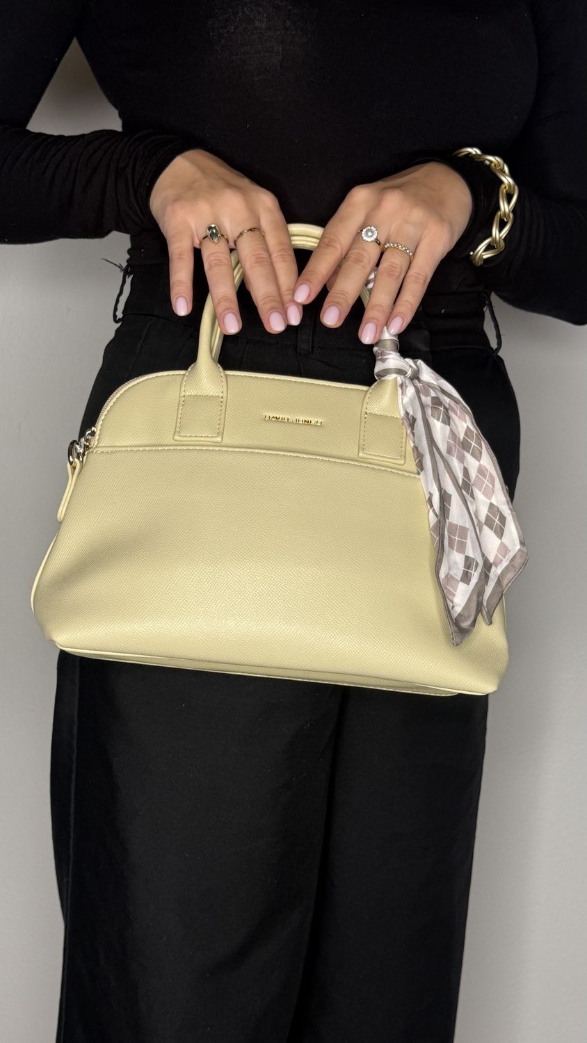 Handtas Misted Yellow