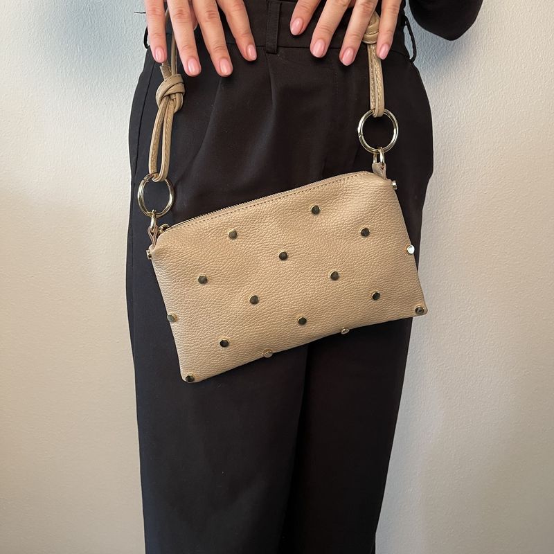 Tas Studs Beige Small