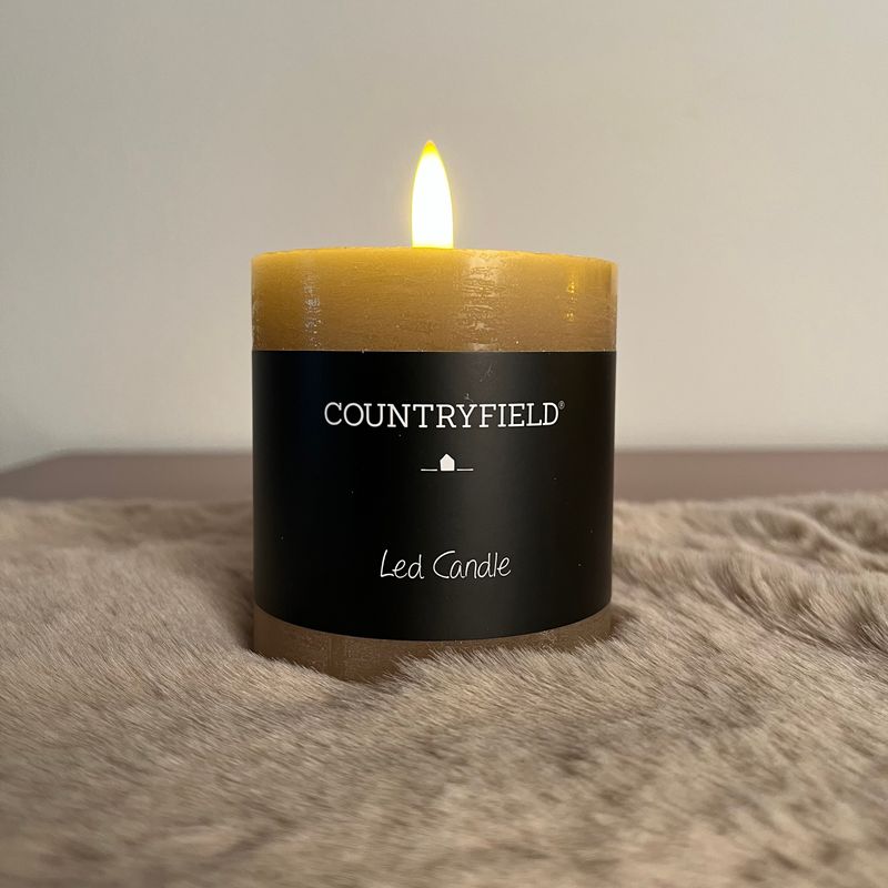 Countryfield LED stompkaars taupe 8 cm