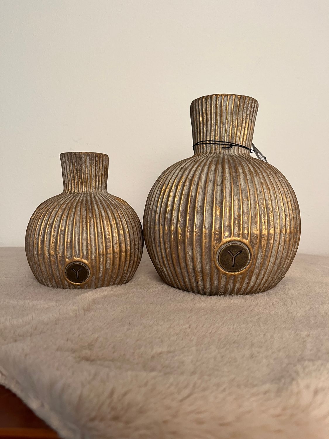 Set of 2 Jugs Neck Jewel Vazen