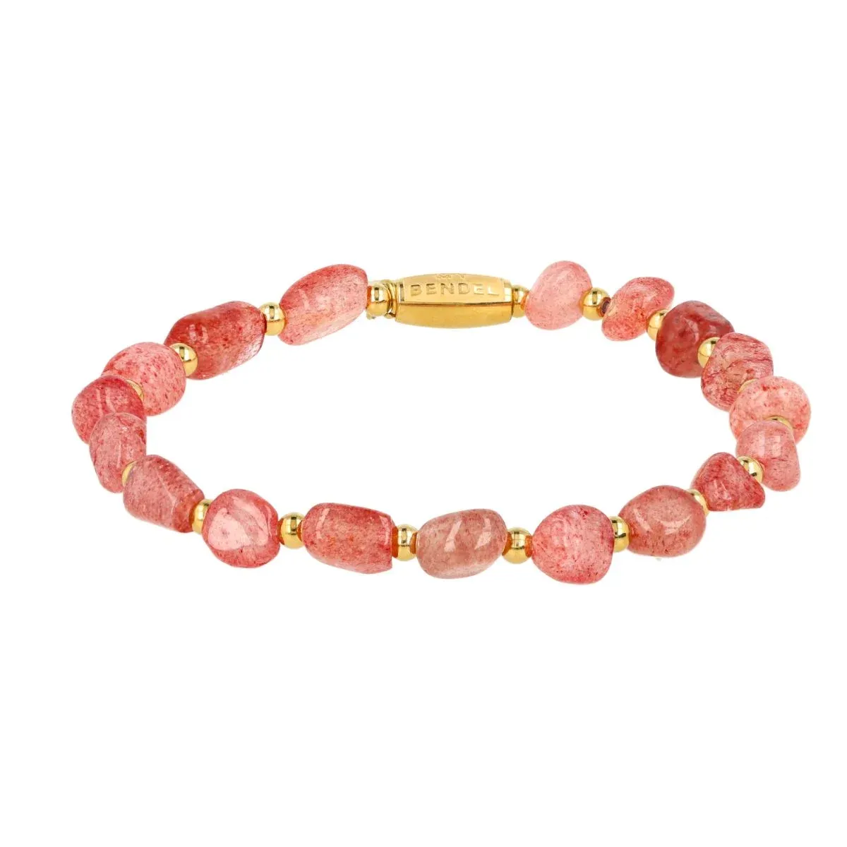 Edelstenen Armband met Organische Vormen • Berry Quartz