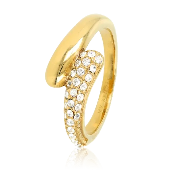Ring met Zirkonia Steentjes