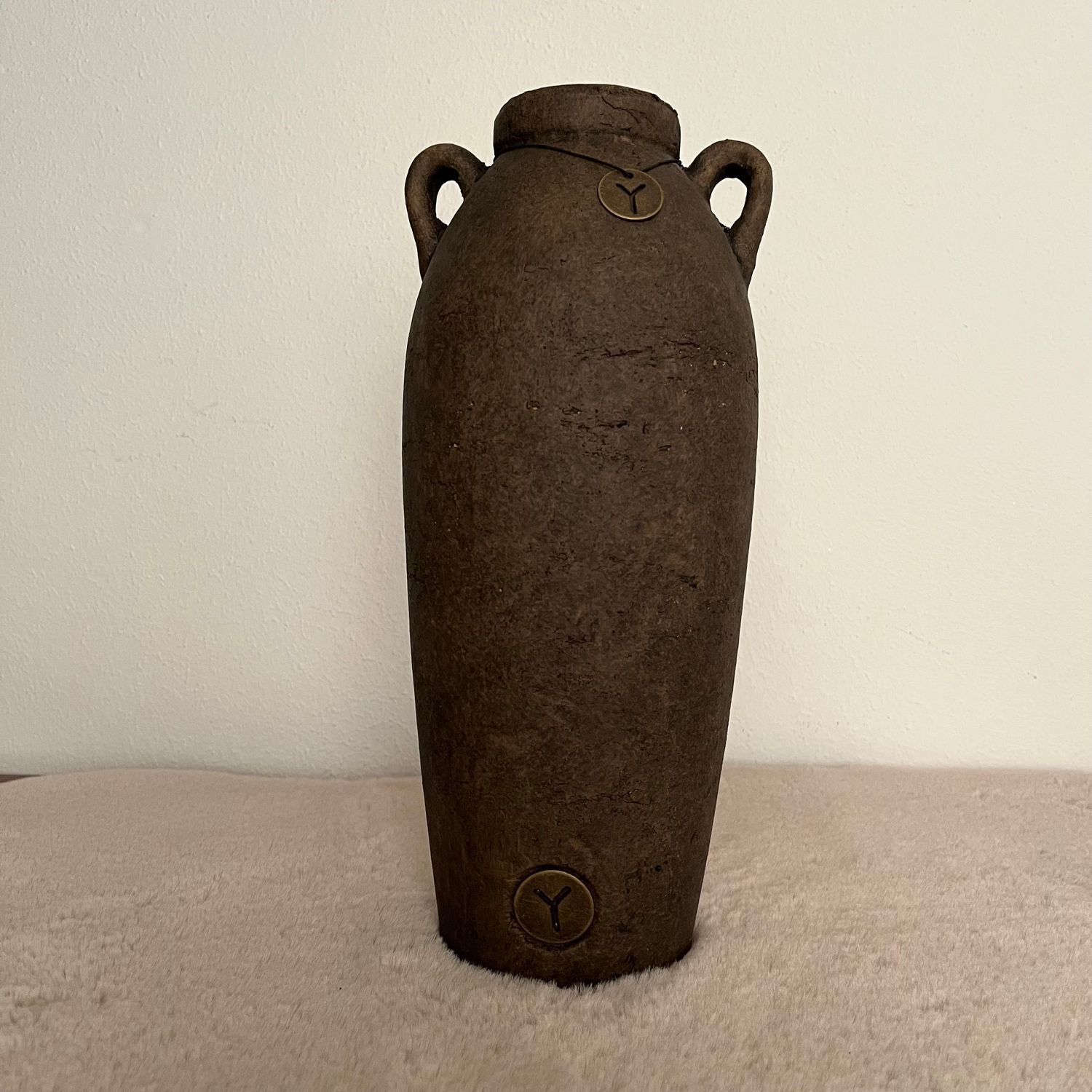 Vase Tall Majestic Brown