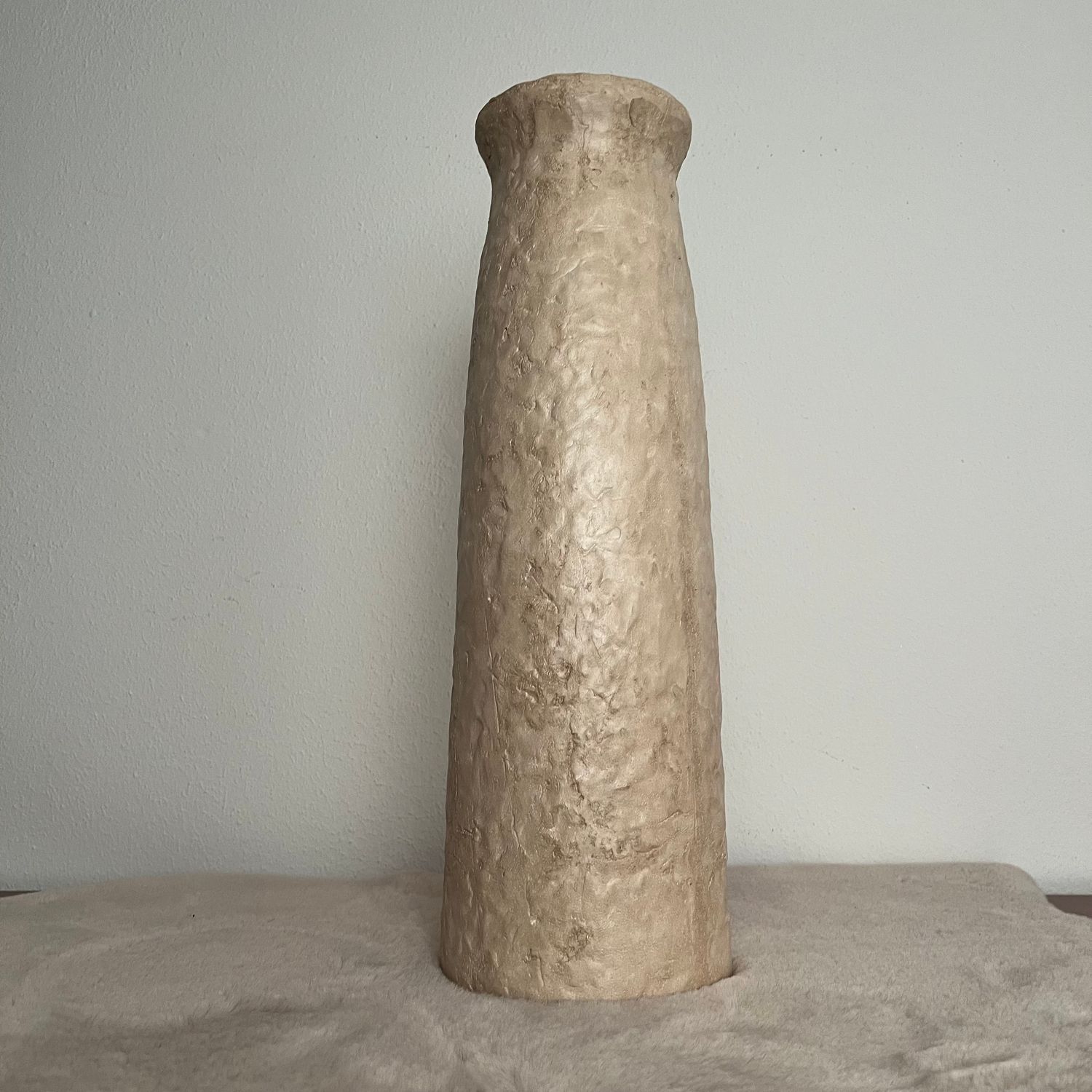 Creme vaas Large