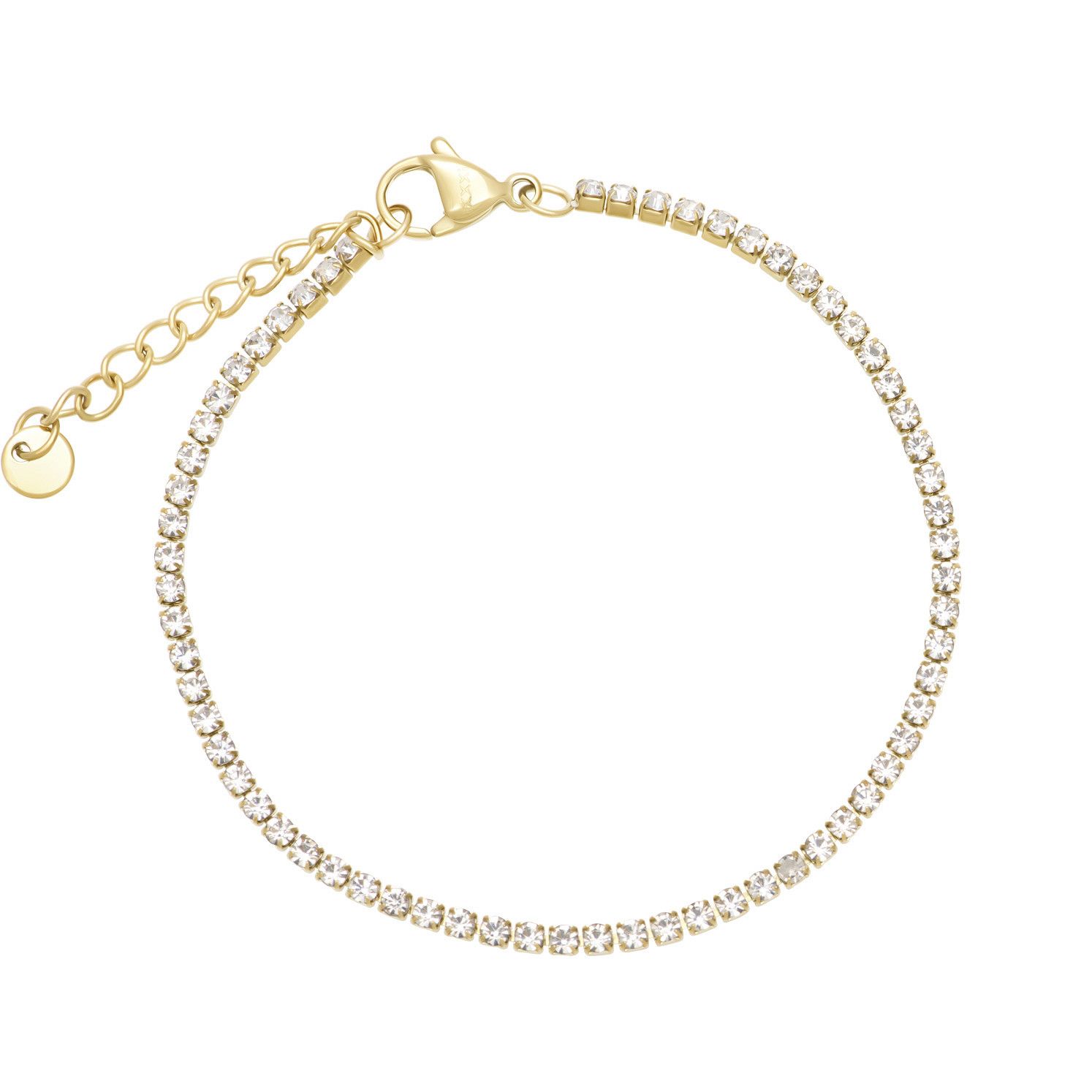 iXXXi Armband Tennis Crystal Gold