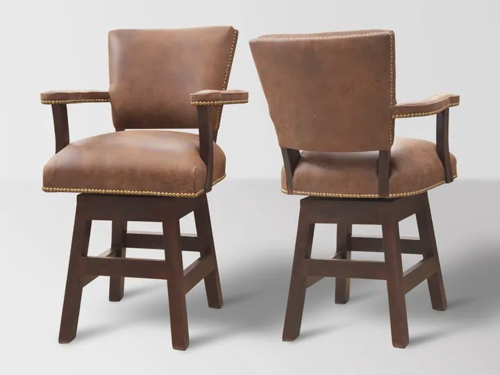 Sonora Swivel Barstool w/Arms-RR-003