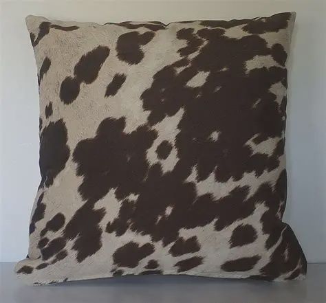 Cowhide Pillows, Size: LG