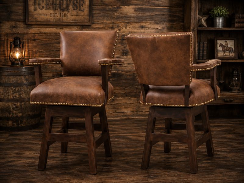 Sonora Swivel Barstool w/Arms-RR-003