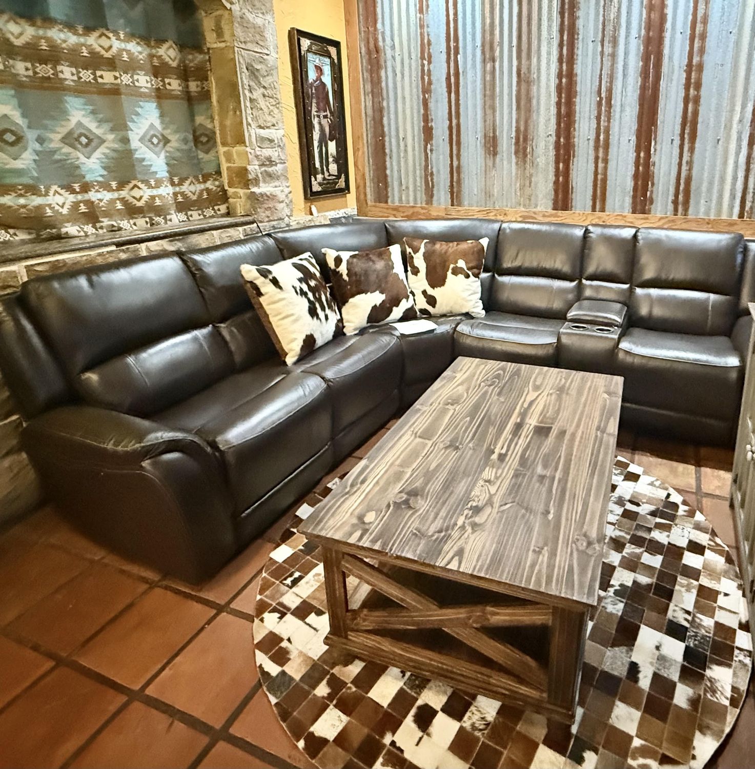 ALEXANDRIA LEATHER SECTIONAL