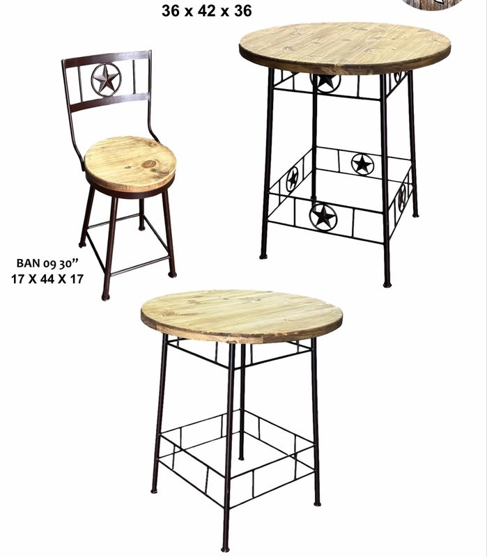 LONE STAR 36" ROUND TABLE