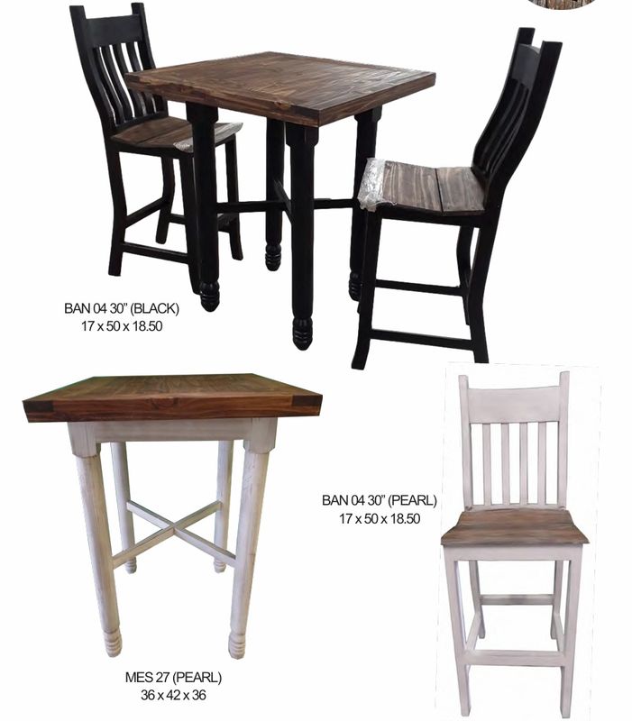 SQUARE LEG BAR TABLE