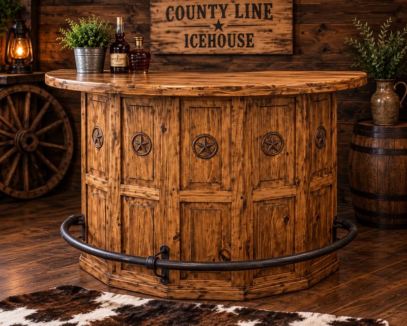 CURVED BAR W/ STAR
