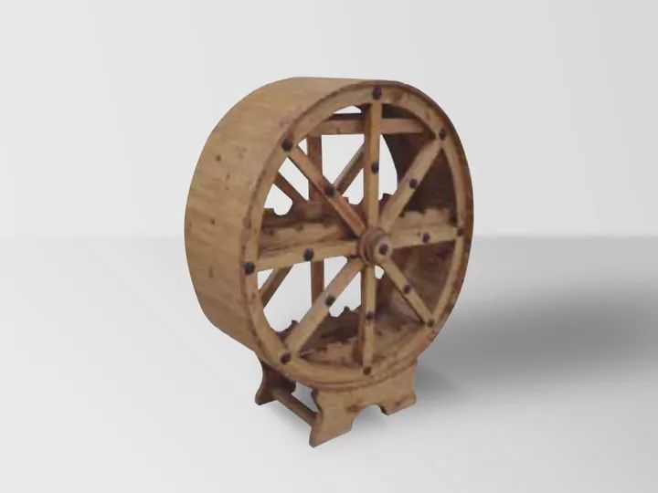 WAGON WHEEL WINE RACK