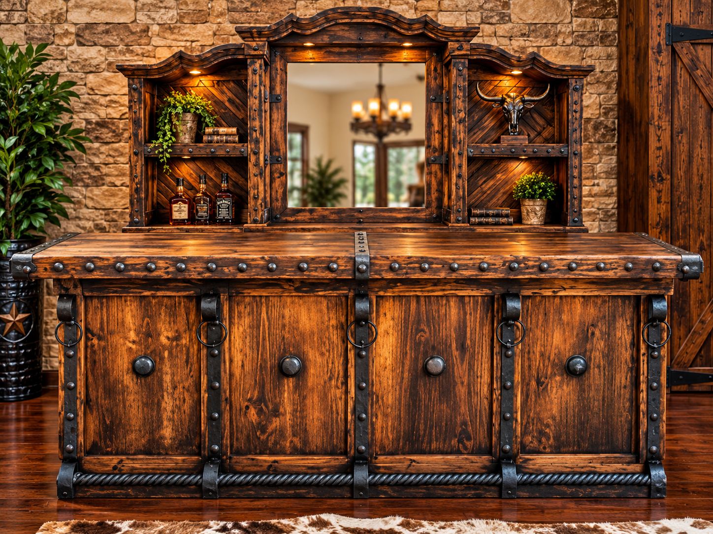 Old West Custom Bar 9FT 3PC