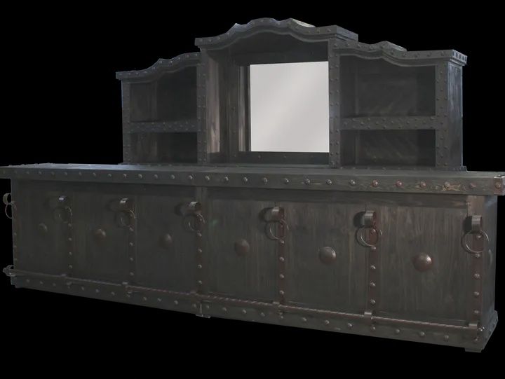 Old West Custom Bar BLK 14FT