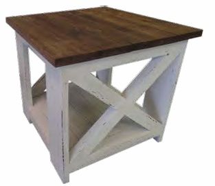 ANGELINA COFFEE TABLE SETS, COLOR: WHITE, TYPE: END TABLE