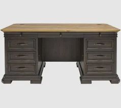 TAOS EXECUTIVE DESK, COLOR: BLK