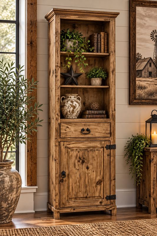 CORNER HUTCH LT VIT 19
