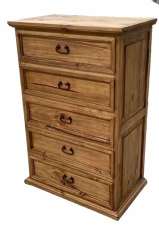 5 DRAWER CHEST WHITE