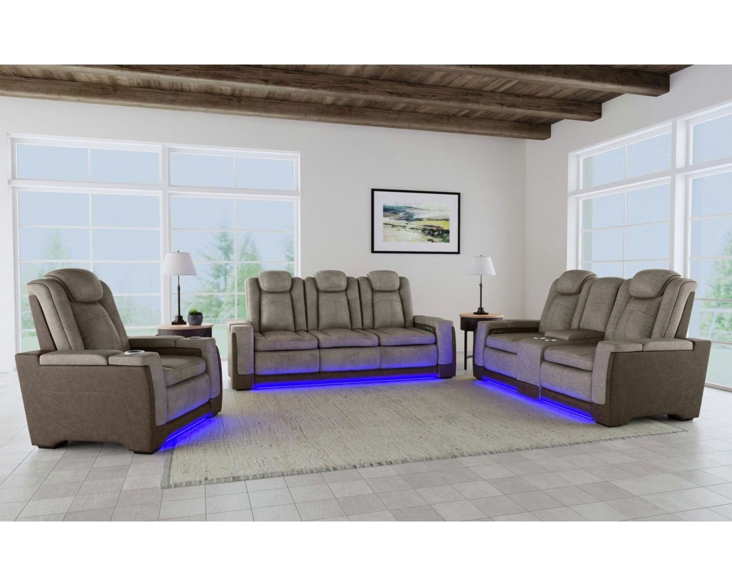 U13660 Lantana Brown/Grey, TYPE: SOFA