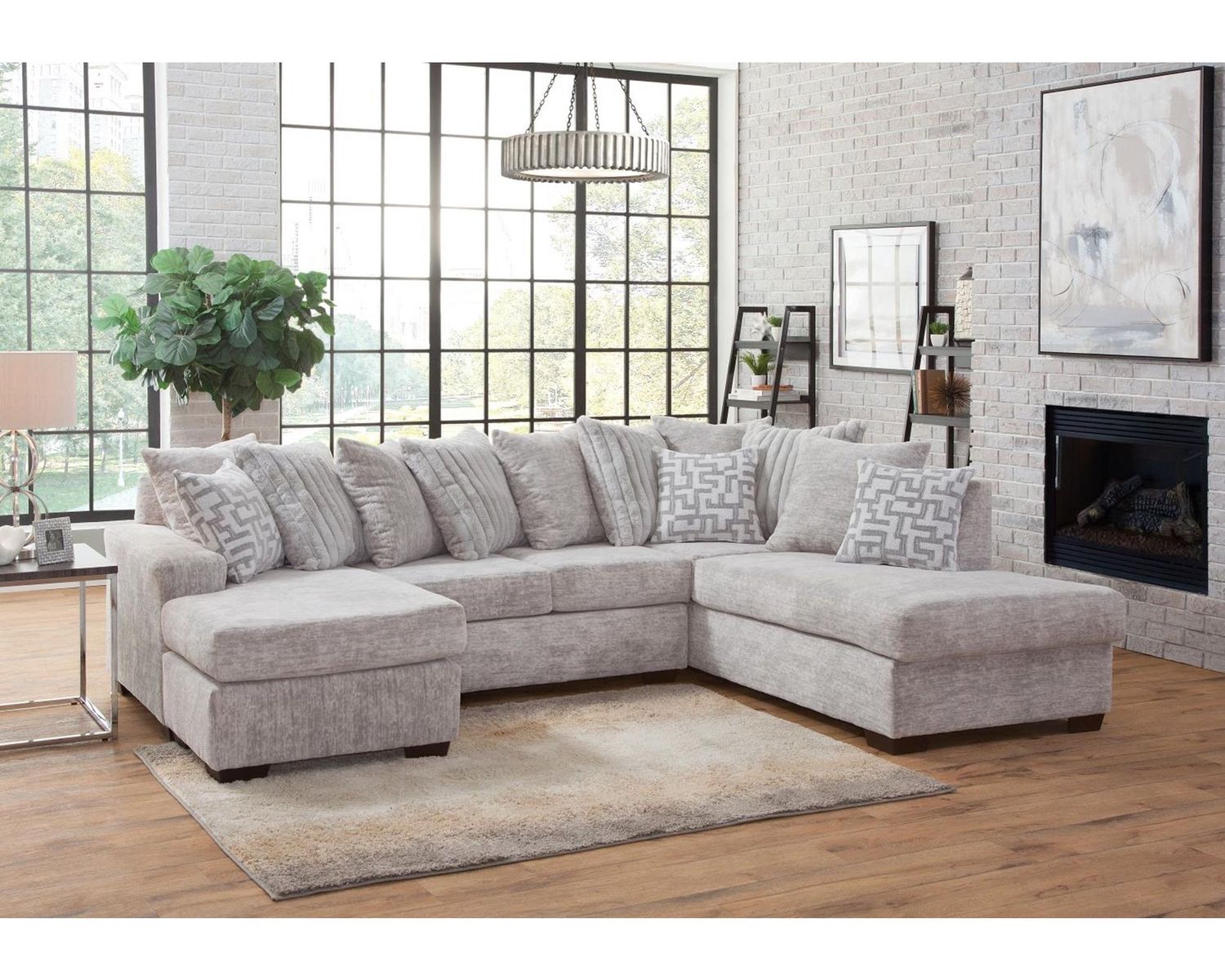 2875 SECTIONAL, COLOR: 2875-05 Galactic Oyster