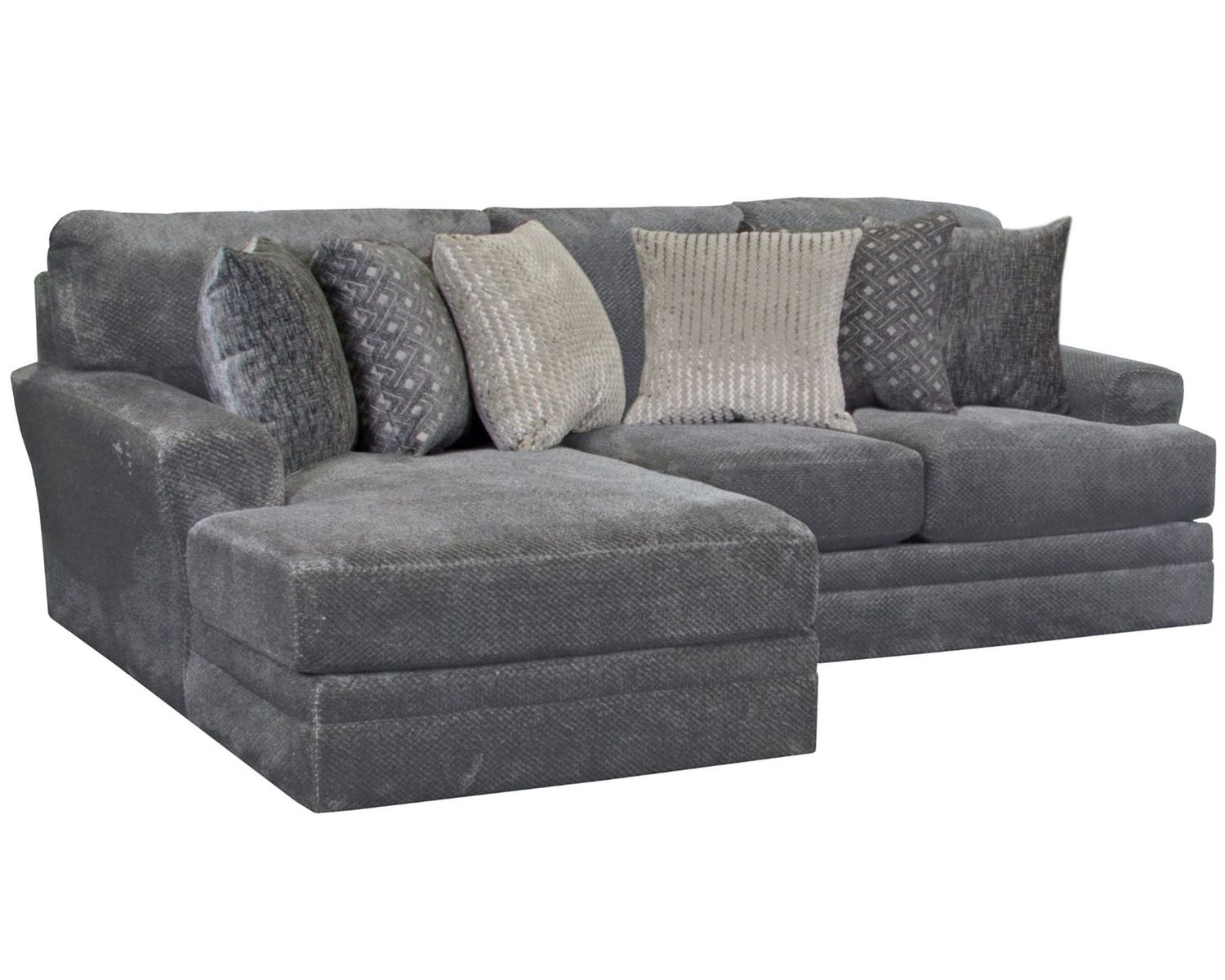 4376 SMOKE SECTIONAL, TYPE: 4376 Smoke w/ Chaise