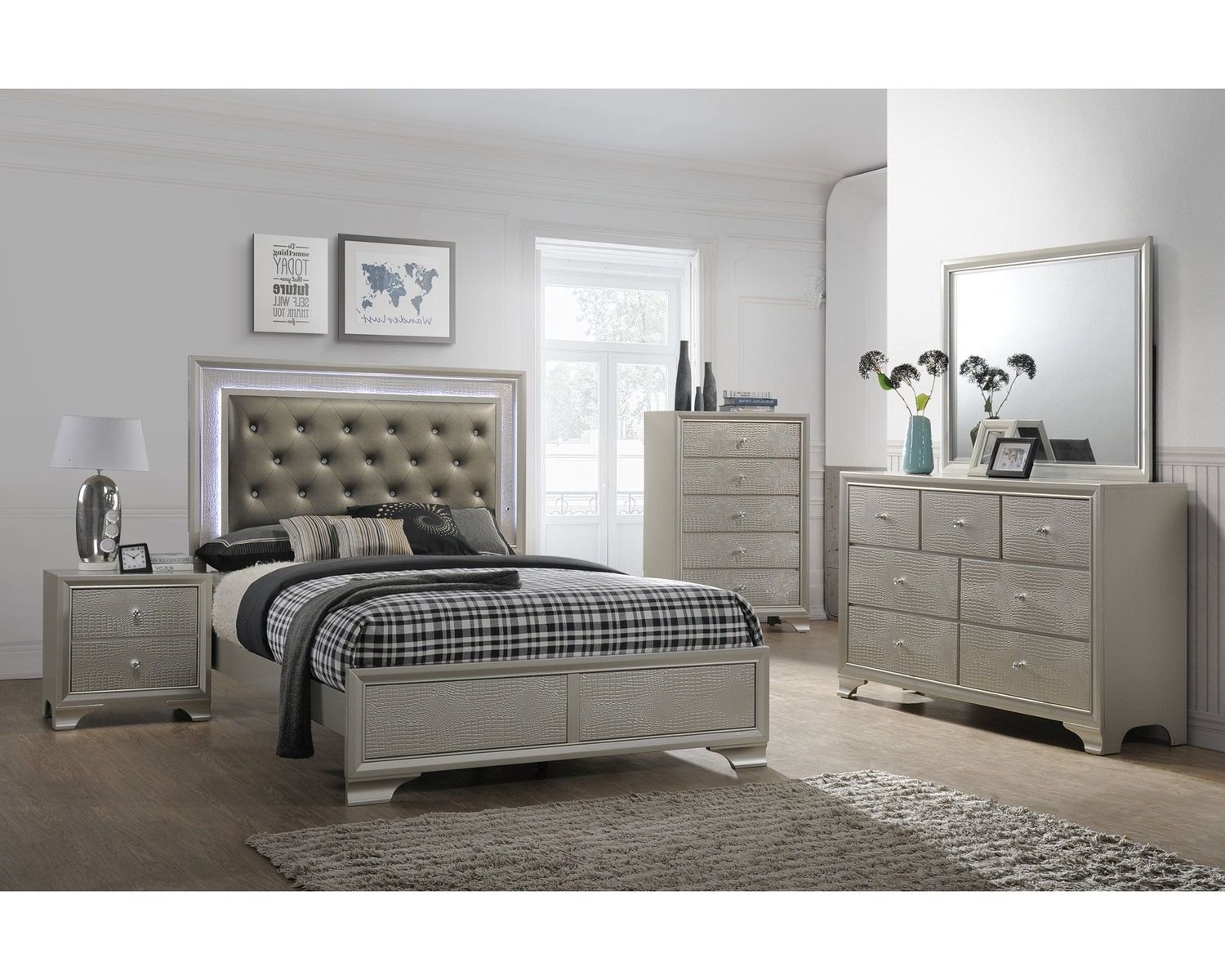 CM4300 Lyssa, TYPE: QUEEN 5 PC BEDROOM SUITE