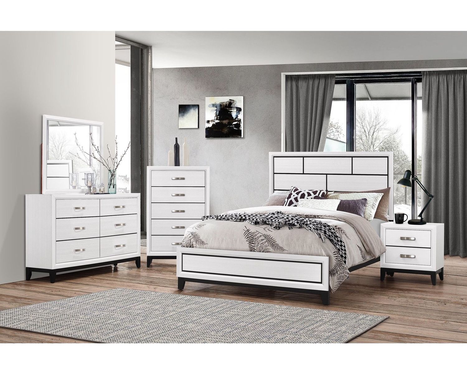 CM4610 Akerson, TYPE: QUEEN 5 PC BEDROOM SUITE