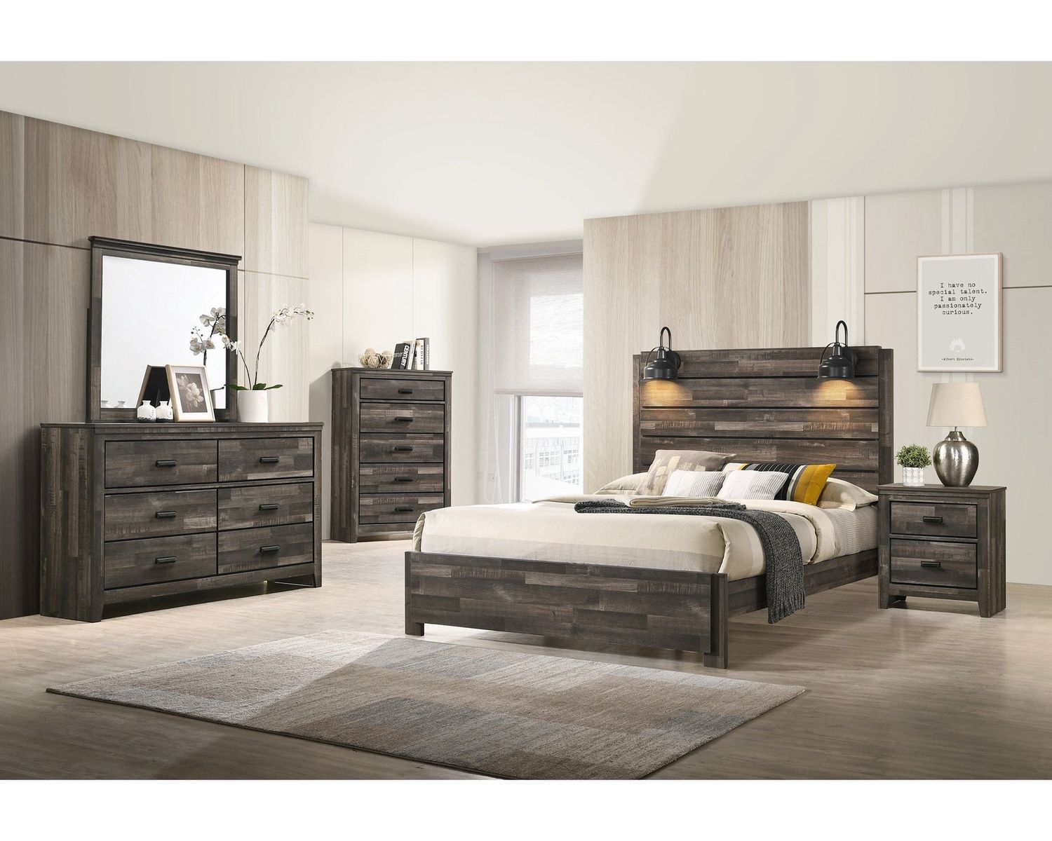 CM6800 Carter, TYPE: QUEEN 5 PC BEDROOM SUITE