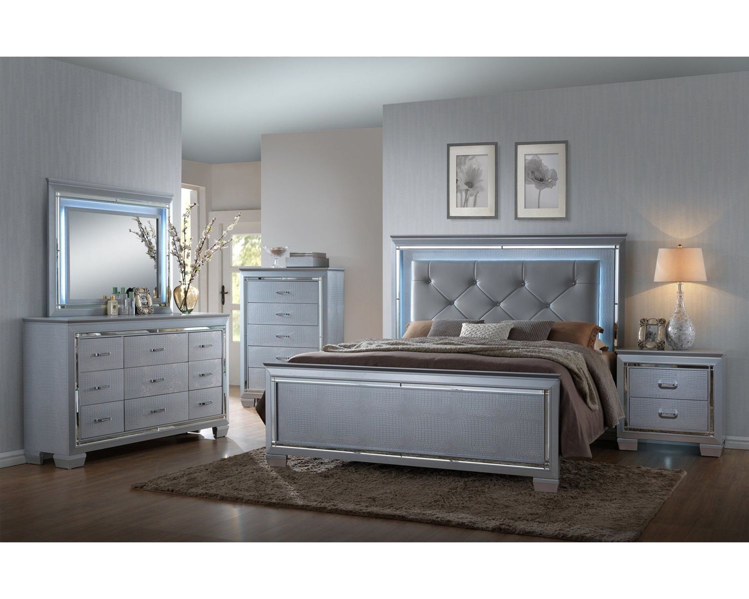 CM7100 Lillian, TYPE: QUEEN 5 PC BEDROOM SUITE